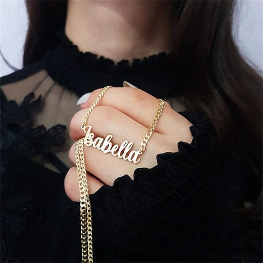 Personalized Name Necklace for Women – Simple Custom Chain Jewelry