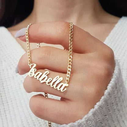 Personalized Name Necklace for Women – Simple Custom Chain Jewelry